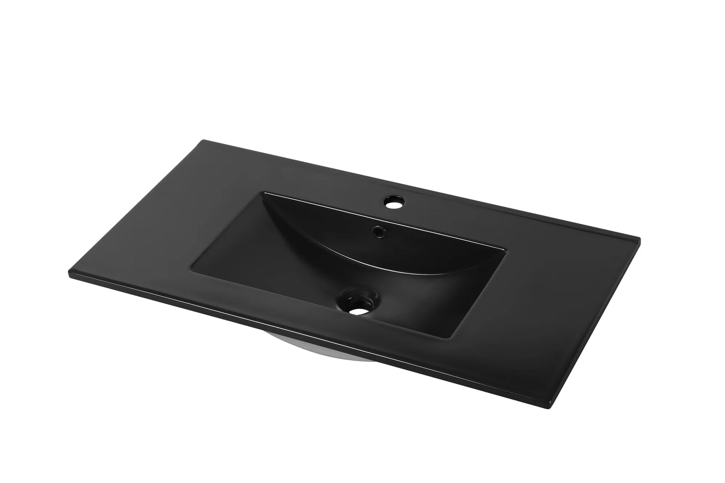 Blossom 36 Inch Ceramic Sink Matte Black Single Hole (Paris Jena Assisi Bergen Annecy Voyage Lille) - C04 3618 MB