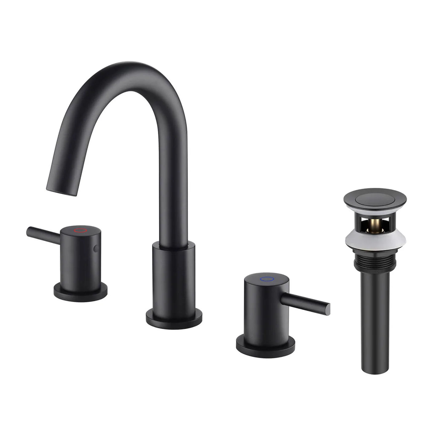 Blossom Widespread Sink Faucet - Matte Black CBF1016MB