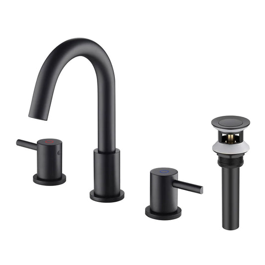 Blossom Widespread Sink Faucet - Matte Black CBF1016MB