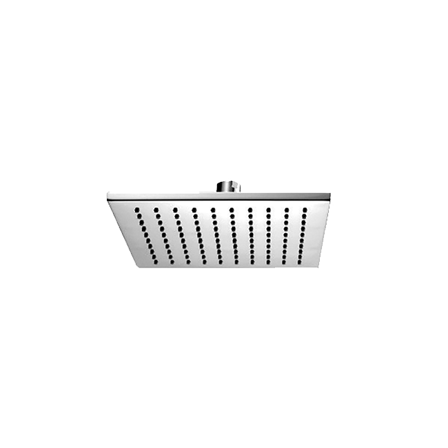 Latoscana Quadro 8 Inch Square Brass Shower Head in Matte Black - QUBL75908