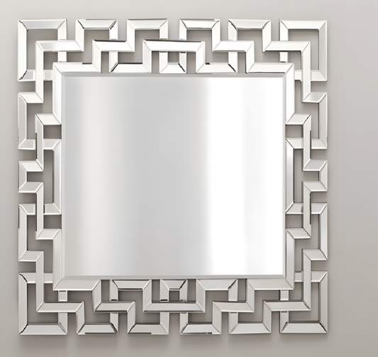 Afina ML-3242-R Afina Modern Luxe 32" x 42" Contemporary Rectangular Decorative Wall Mirror ML-3242-R