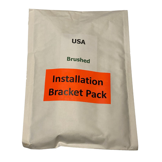 Amba AJ-BPS-B Amba Jeeves Bracket Pack Short in Brushed - AJ-BPS-B