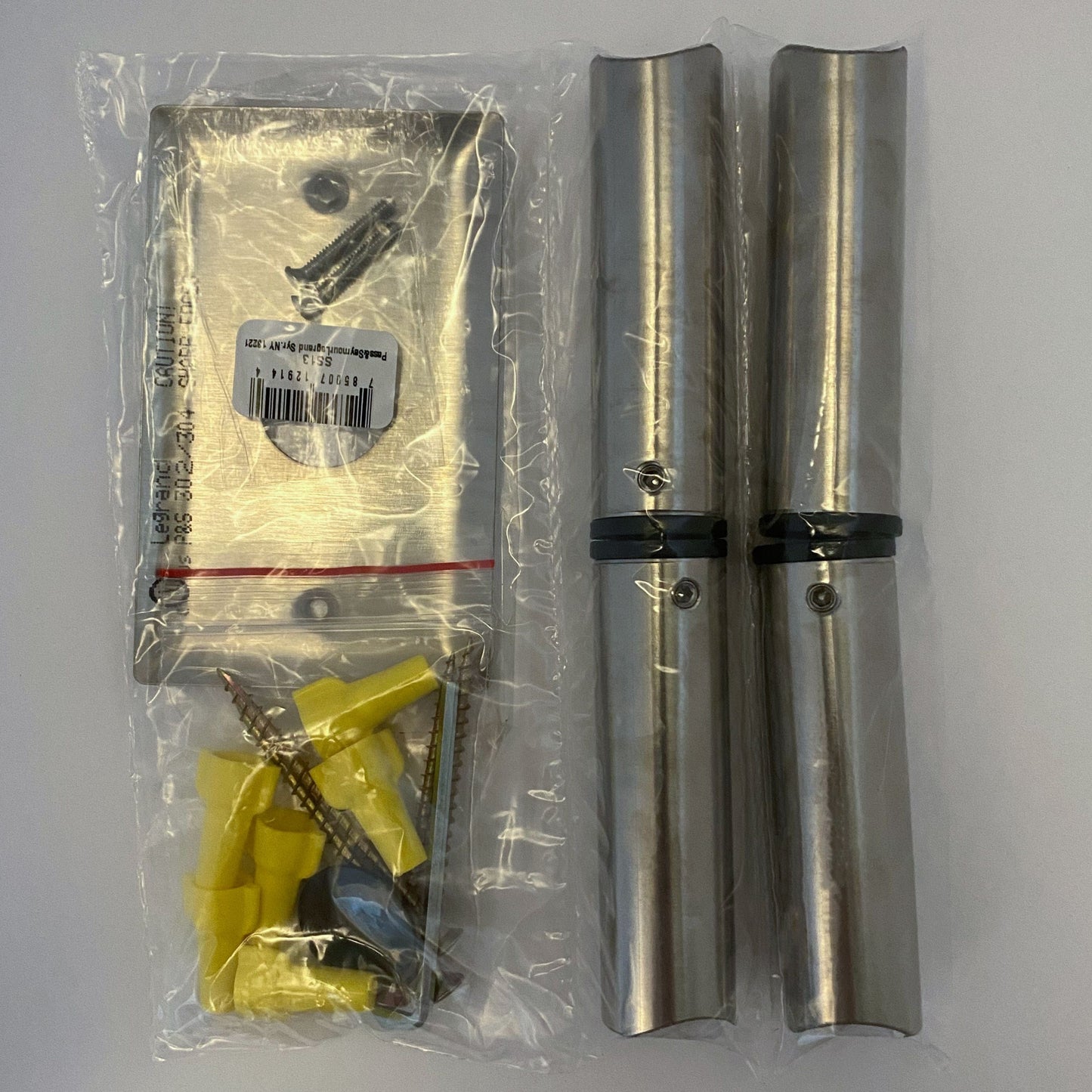 Amba AJ-BPS-B Amba Jeeves Bracket Pack Short in Brushed - AJ-BPS-B