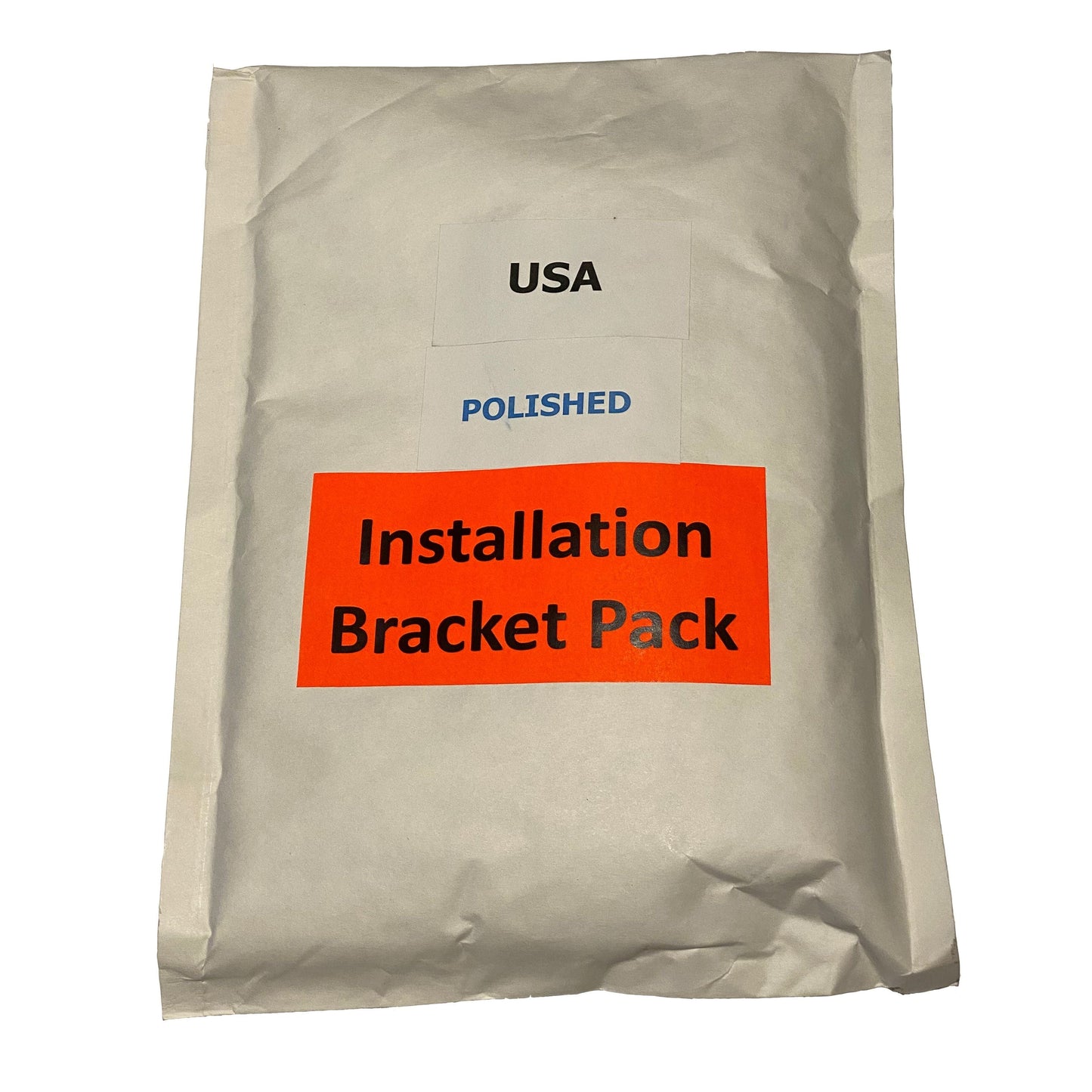 Amba AJ-BPS-P Amba Jeeves Bracket Pack Short in Polished - AJ-BPS-P