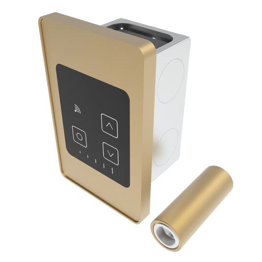Amba ATW-TDHCR-SB Amba Remote Touch Digital Heat Controller - Satin Brass - ATW-TDHCR-SB
