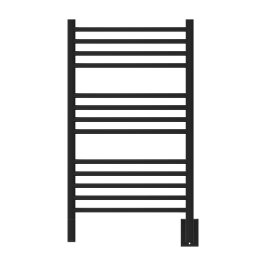 Amba CCMB Amba Jeeves Model C Curved 13 Bar Hardwired Towel Warmer in Matte Black - CCMB