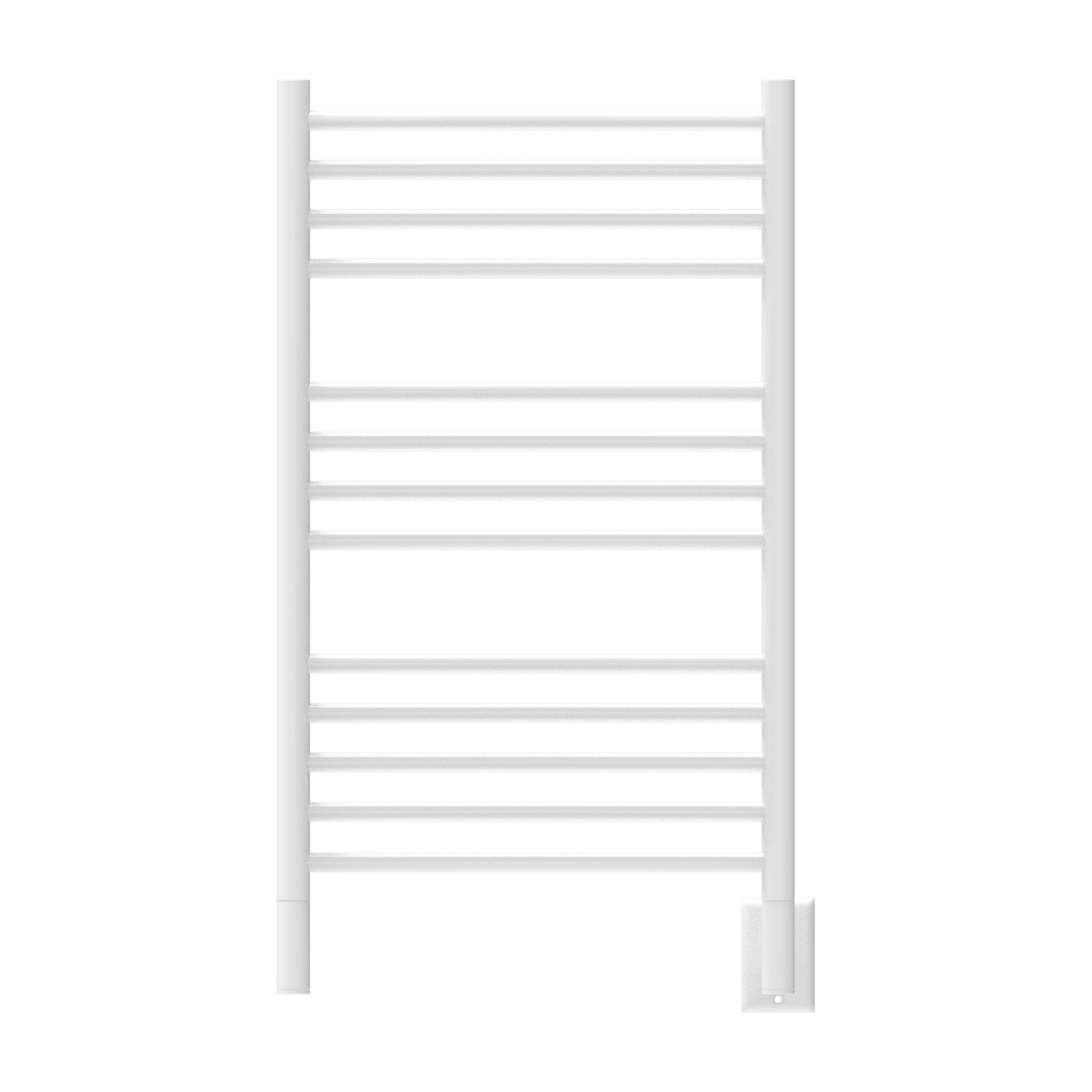 Amba CSW Amba Jeeves Model C Straight 13 Bar Hardwired Towel Warmer in White - CSW
