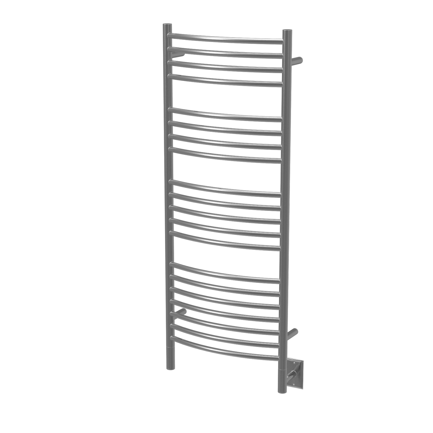 Amba DCB Amba Jeeves Model D Curved 20 Bar Hardwired Towel Warmer in Brushed - DCB
