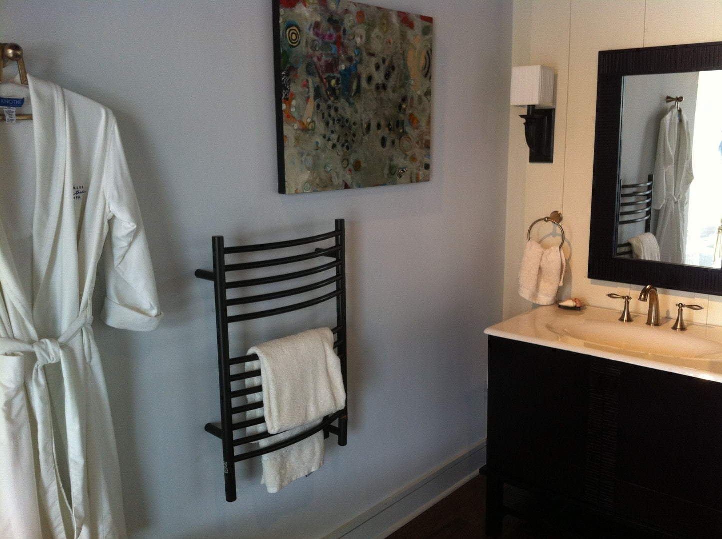 Amba ECO Amba Jeeves Model E Curved 12 Bar Hardwired Towel Warmer in Oil Rubbed Bronze - ECO