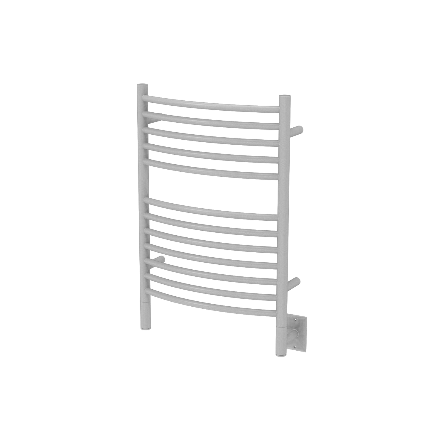 Amba ECW Amba Jeeves Model E Curved 12 Bar Hardwired Towel Warmer in White - ECW