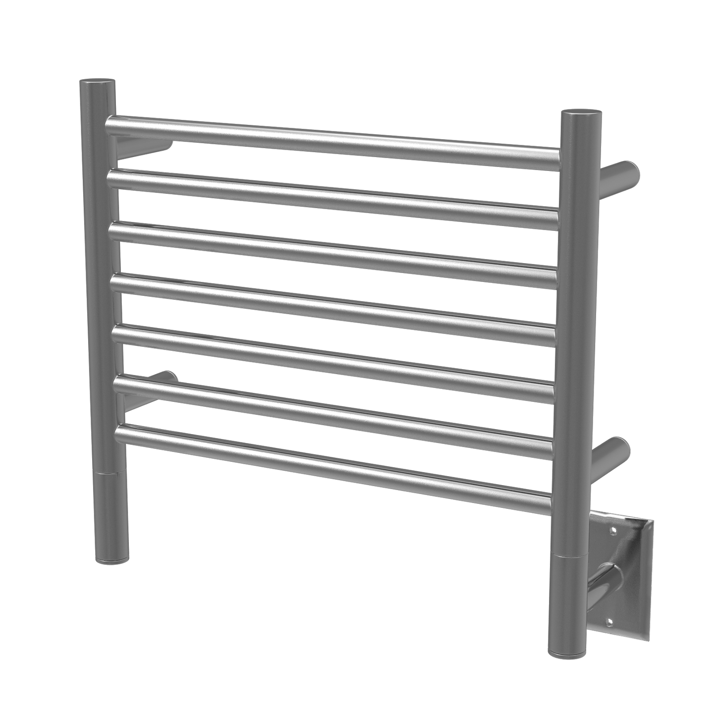 Amba HSB Amba Jeeves Model H Straight 7 Bar Hardwired Towel Warmer in Brushed - HSB