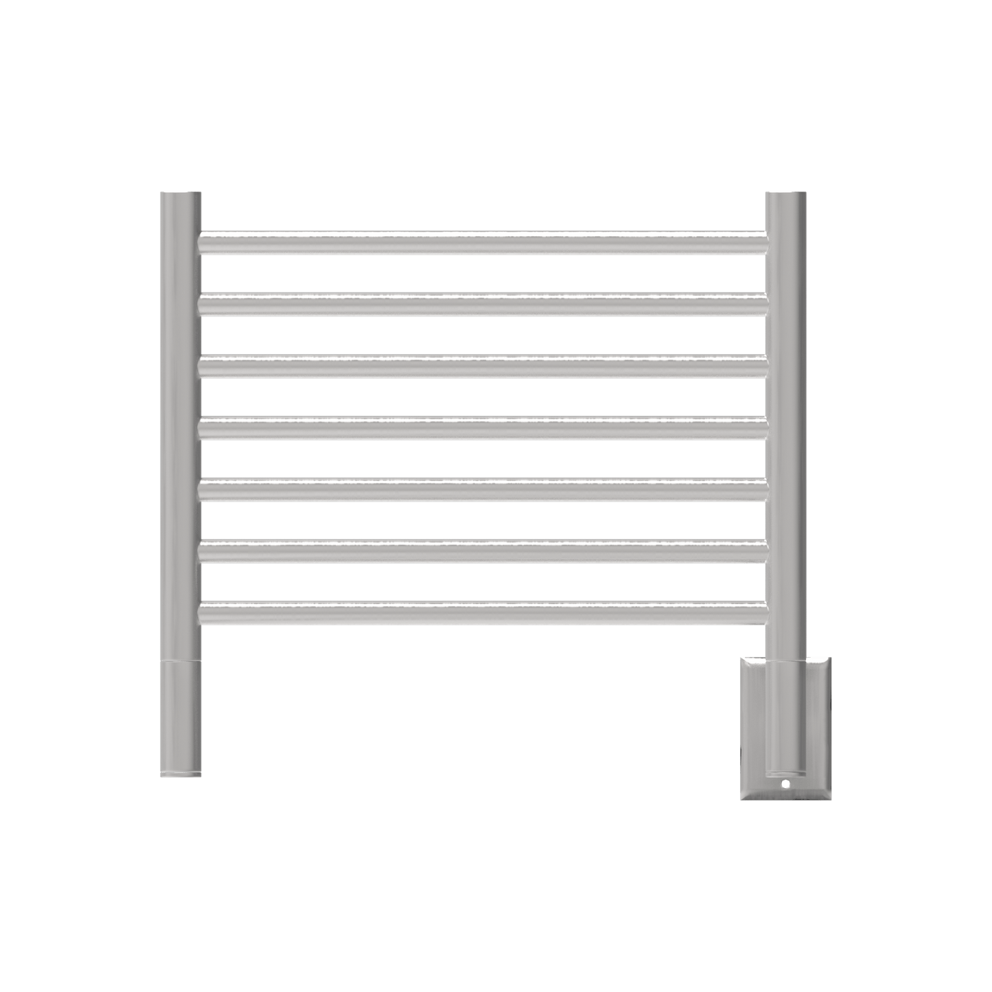Amba HSB Amba Jeeves Model H Straight 7 Bar Hardwired Towel Warmer in Brushed - HSB