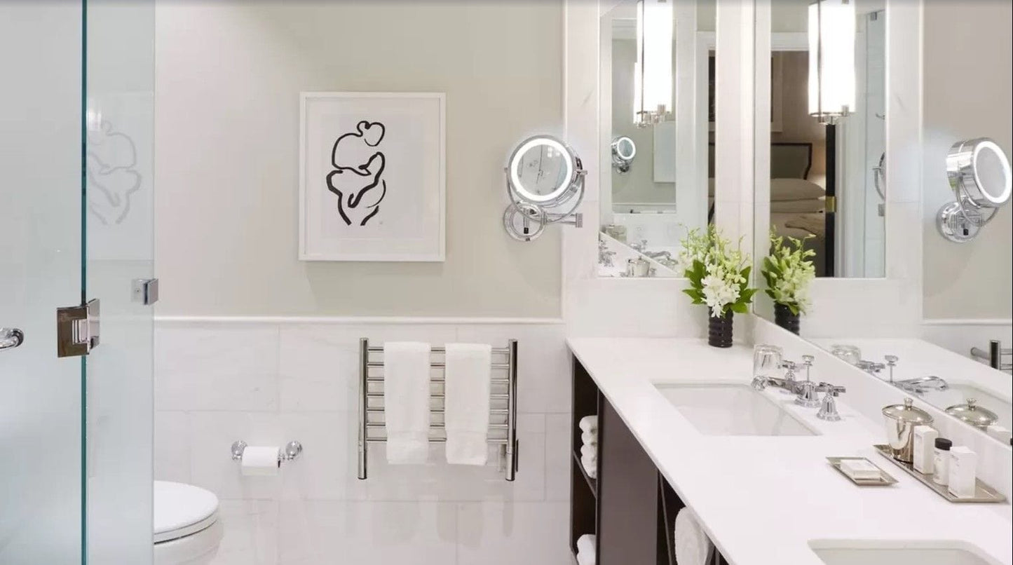 Amba HSP Amba Jeeves Model H Straight 7 Bar Hardwired Towel Warmer in Polished - HSP