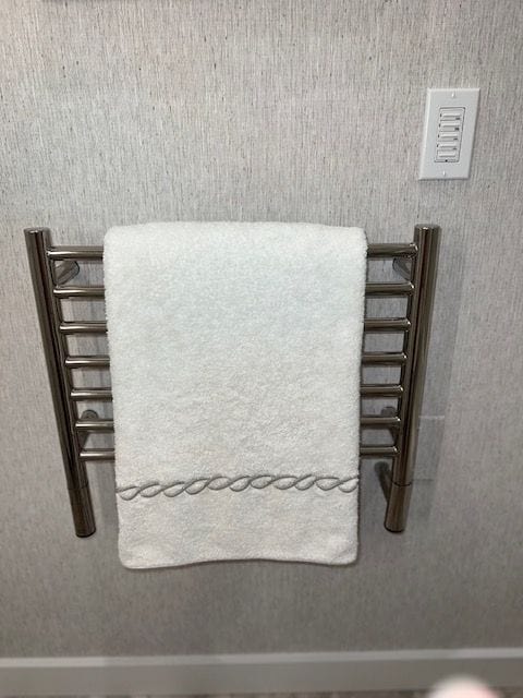 Amba HSP Amba Jeeves Model H Straight 7 Bar Hardwired Towel Warmer in Polished - HSP