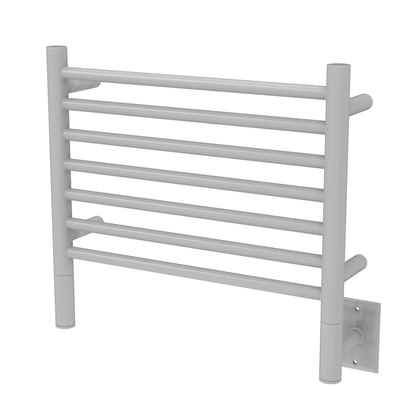 Amba HSW Amba Jeeves Model H Straight 7 Bar Hardwired Towel Warmer in White - HSW