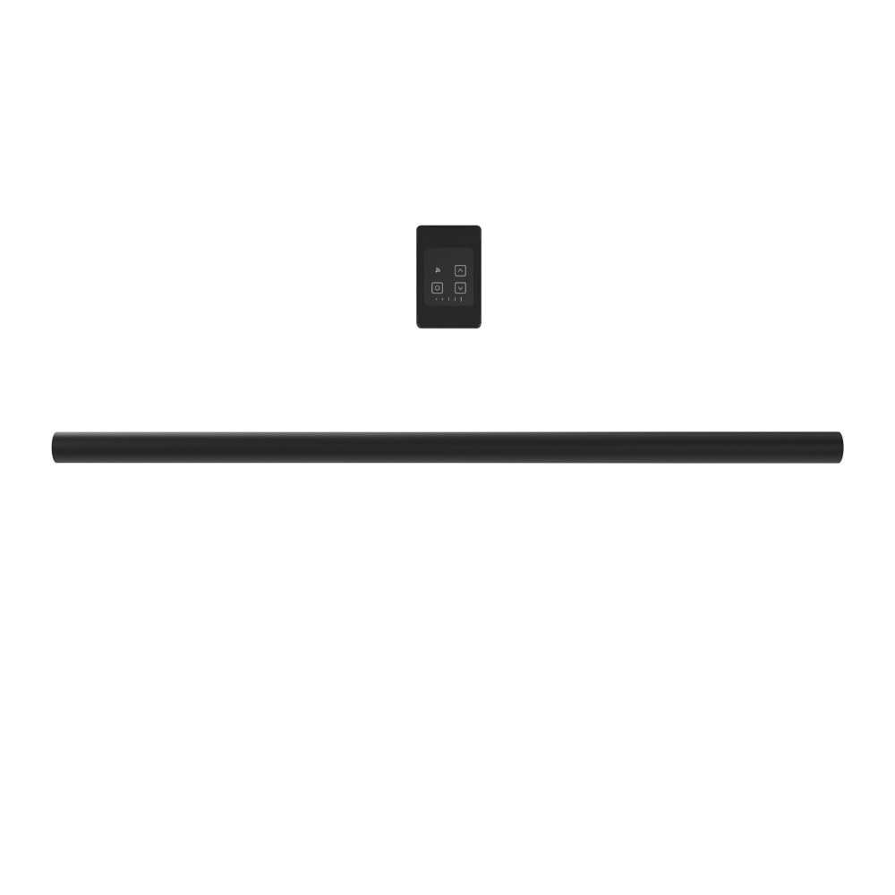 Amba i40RO.MB Amba Modello i Round 40" Hardwired Single Bar in Matte Black - i40RO.MB