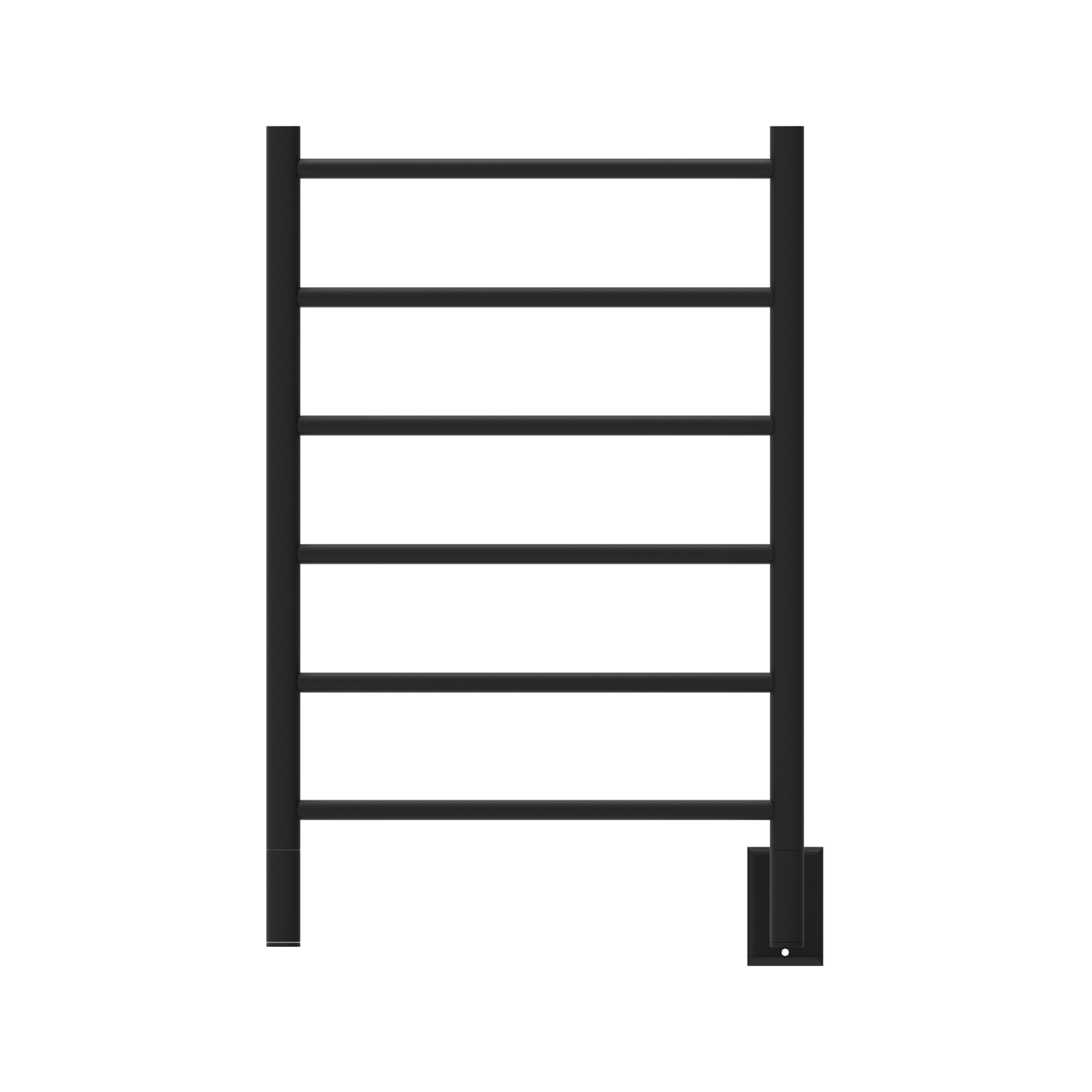 Amba JSMB Amba Jeeves Model J Straight 6 Bar Hardwired Drying Rack in Matte Black - JSMB