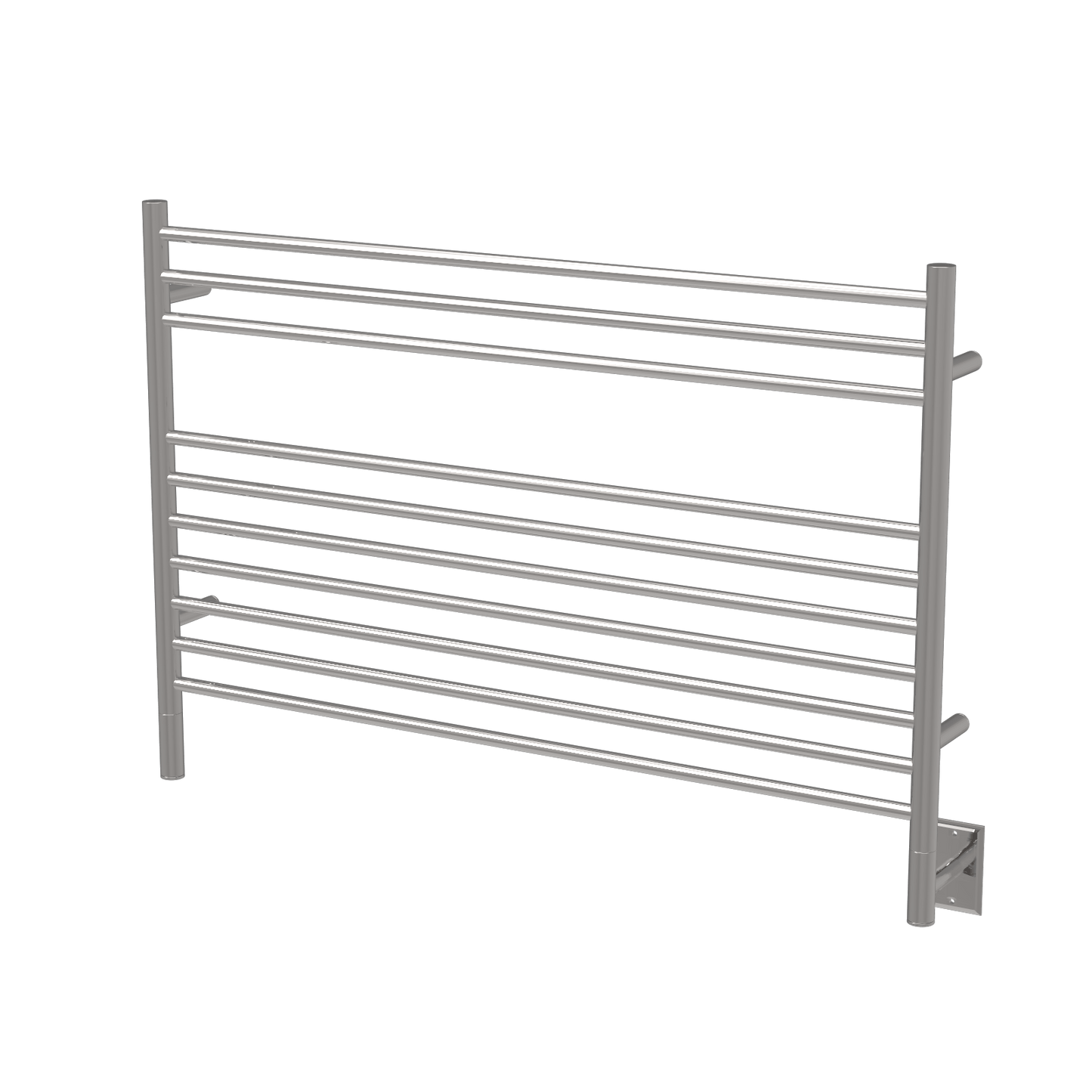 Amba LSP Amba Jeeves Model L Straight 10 Bar Hardwired Towel Warmer in Polished - LSP