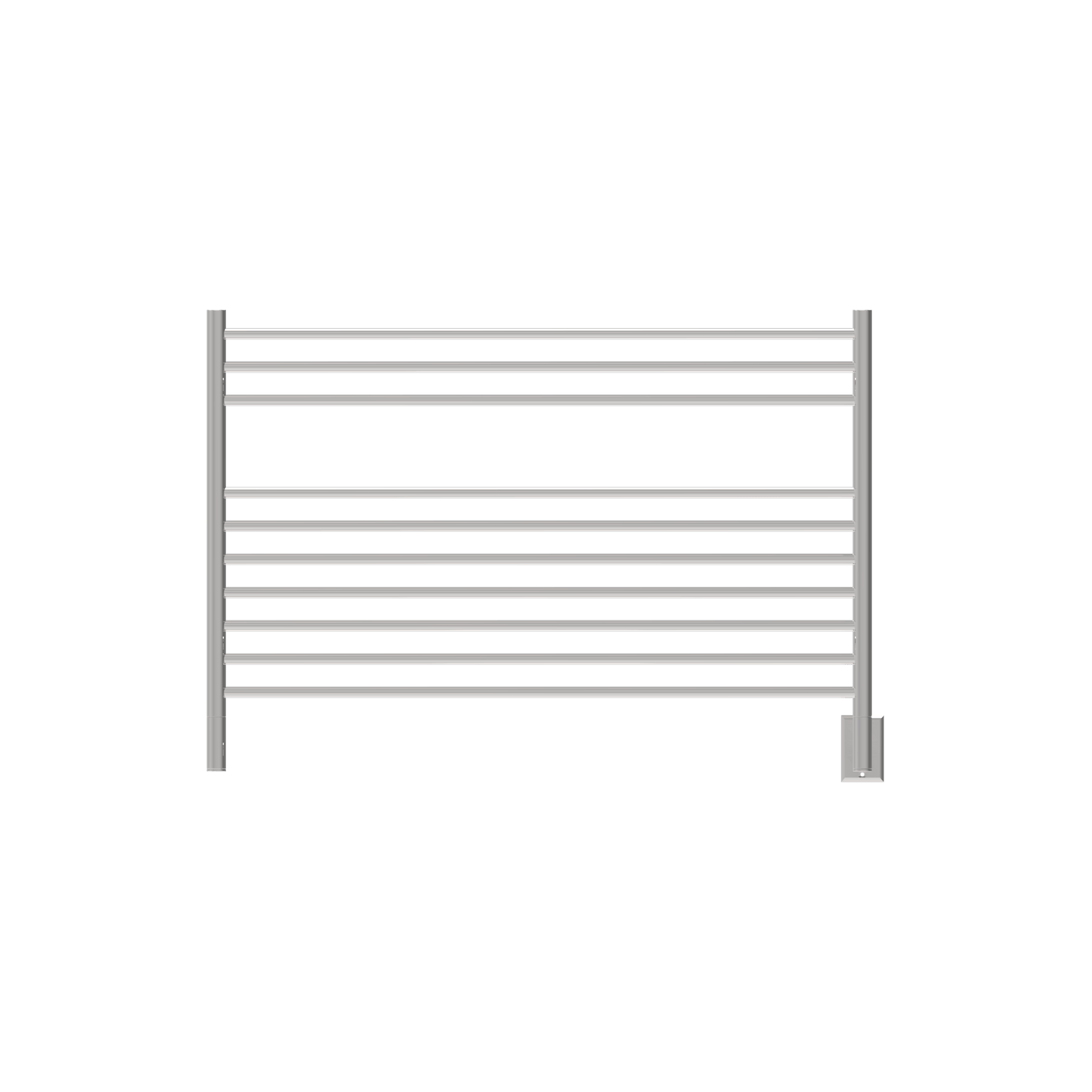 Amba LSP Amba Jeeves Model L Straight 10 Bar Hardwired Towel Warmer in Polished - LSP