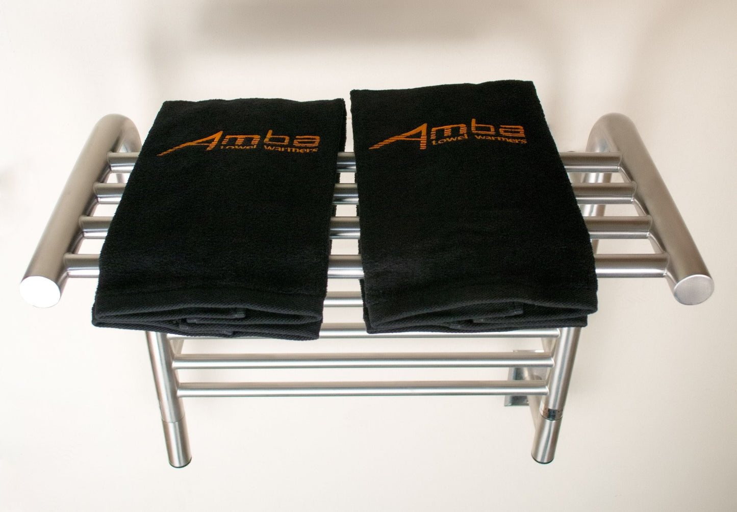 Amba MSB Amba Jeeves Model M Shelf 11 Bar Hardwired Towel Warmer in Brushed - MSB