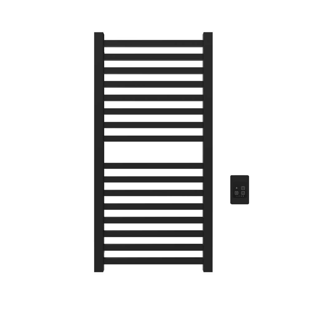 Amba Q2142MB.2 Amba Quadro Q2142 Hardwired Towel Warmer in Matte Black - Q2142MB.2