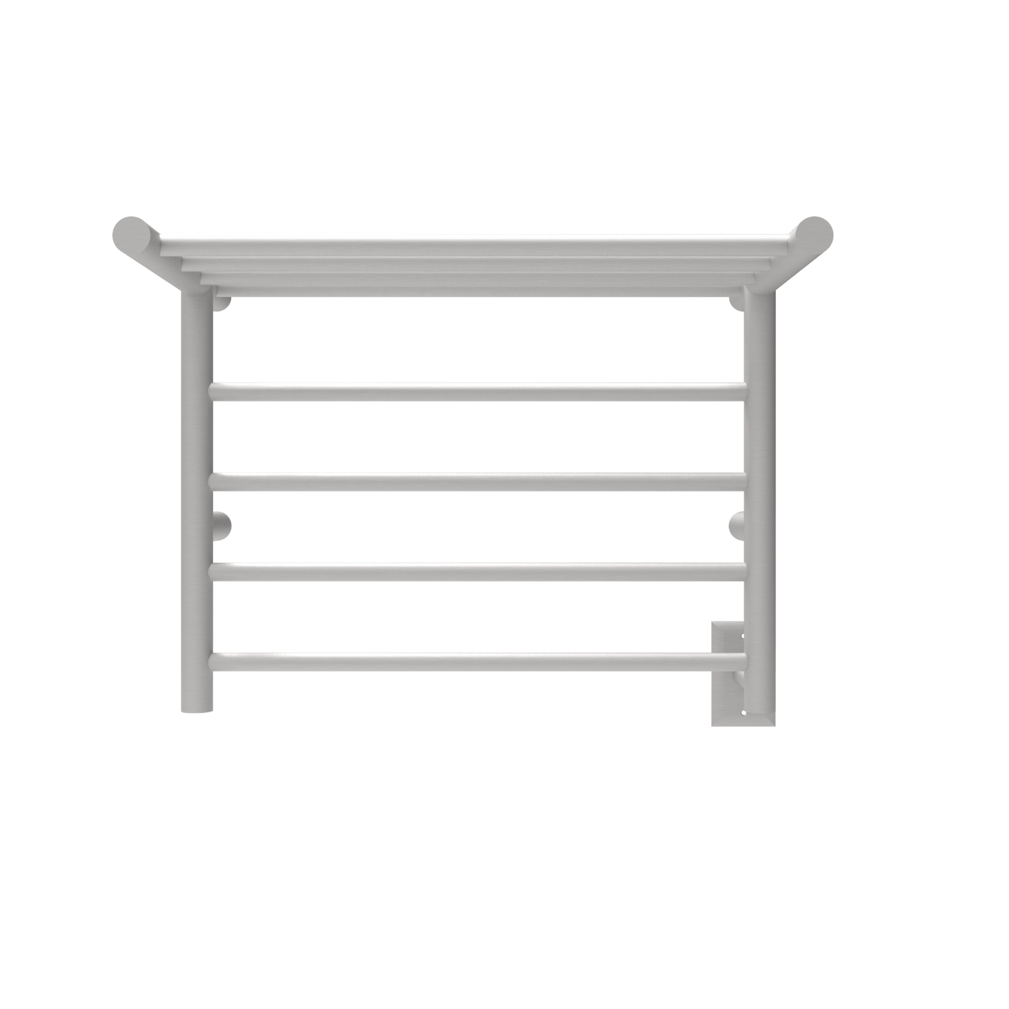 Amba RSH-B Amba Radiant Shelf Hardwired + Plug-in Combo 8 Bar Towel Warmer in Brushed - RSH-B