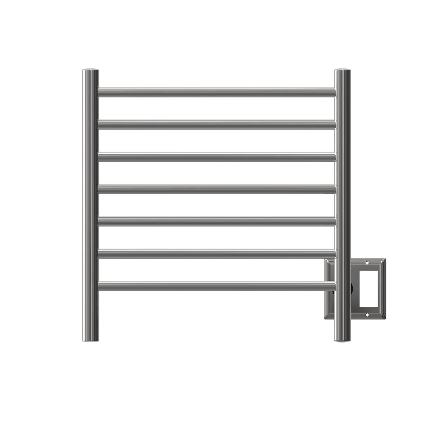 Amba RWHS-SP Amba Radiant Small Hardwired + Plug-in Combo 7 Bar Towel Warmer in Polished - RWHS-SP