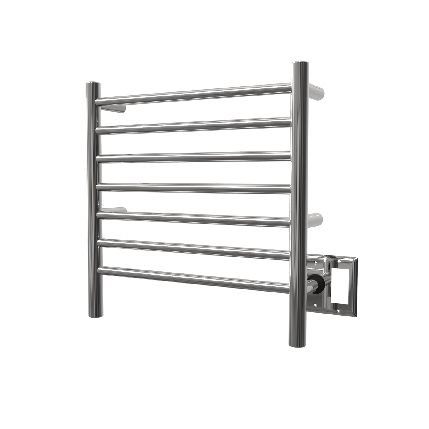 Amba RWHS-SP Amba Radiant Small Hardwired + Plug-in Combo 7 Bar Towel Warmer in Polished - RWHS-SP