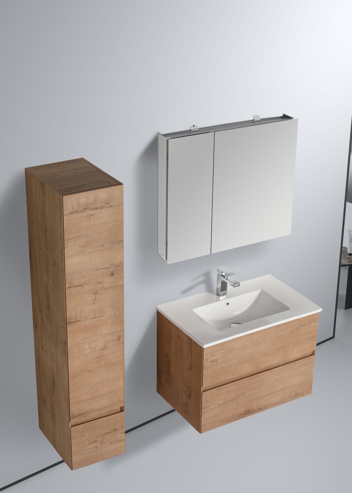 Blossom S8036 12 29 L Blossom Assisi 12″ Side Cabinet (Left) - Classic Oak S8036 12 29 L
