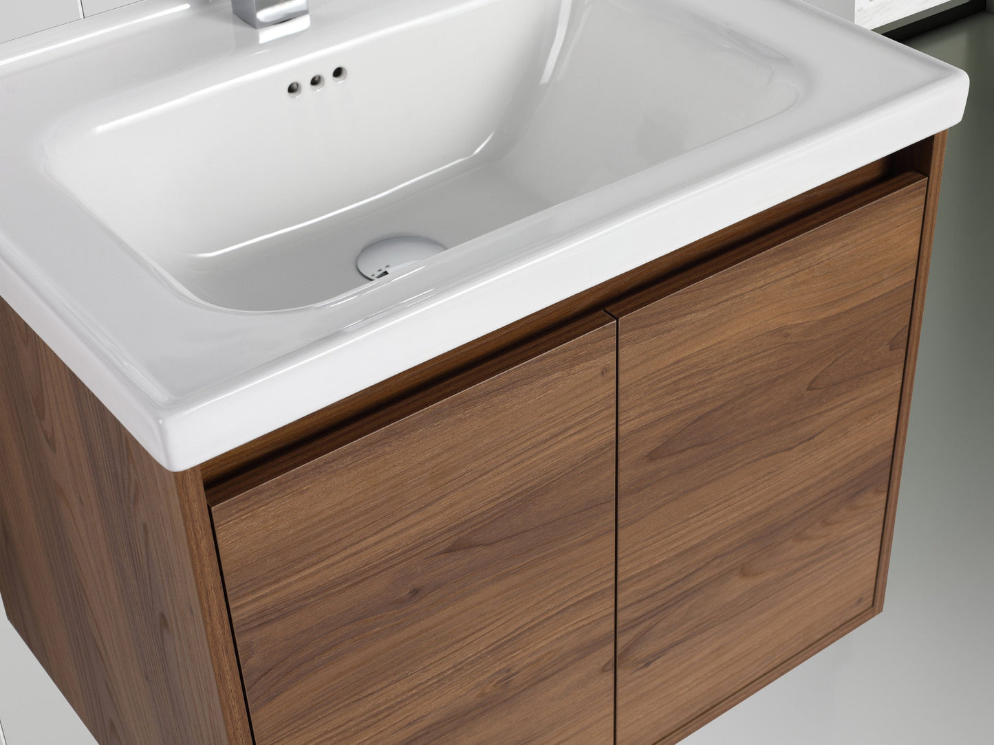 Blossom V8035 24 11 C Blossom Bern 24″ Vanity With Ceramic Basin - Brown Walnut V8035 24 11 C