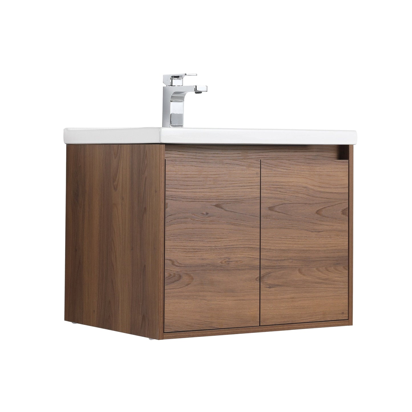 Blossom V8035 24 11 C Blossom Bern 24″ Vanity With Ceramic Basin - Brown Walnut V8035 24 11 C