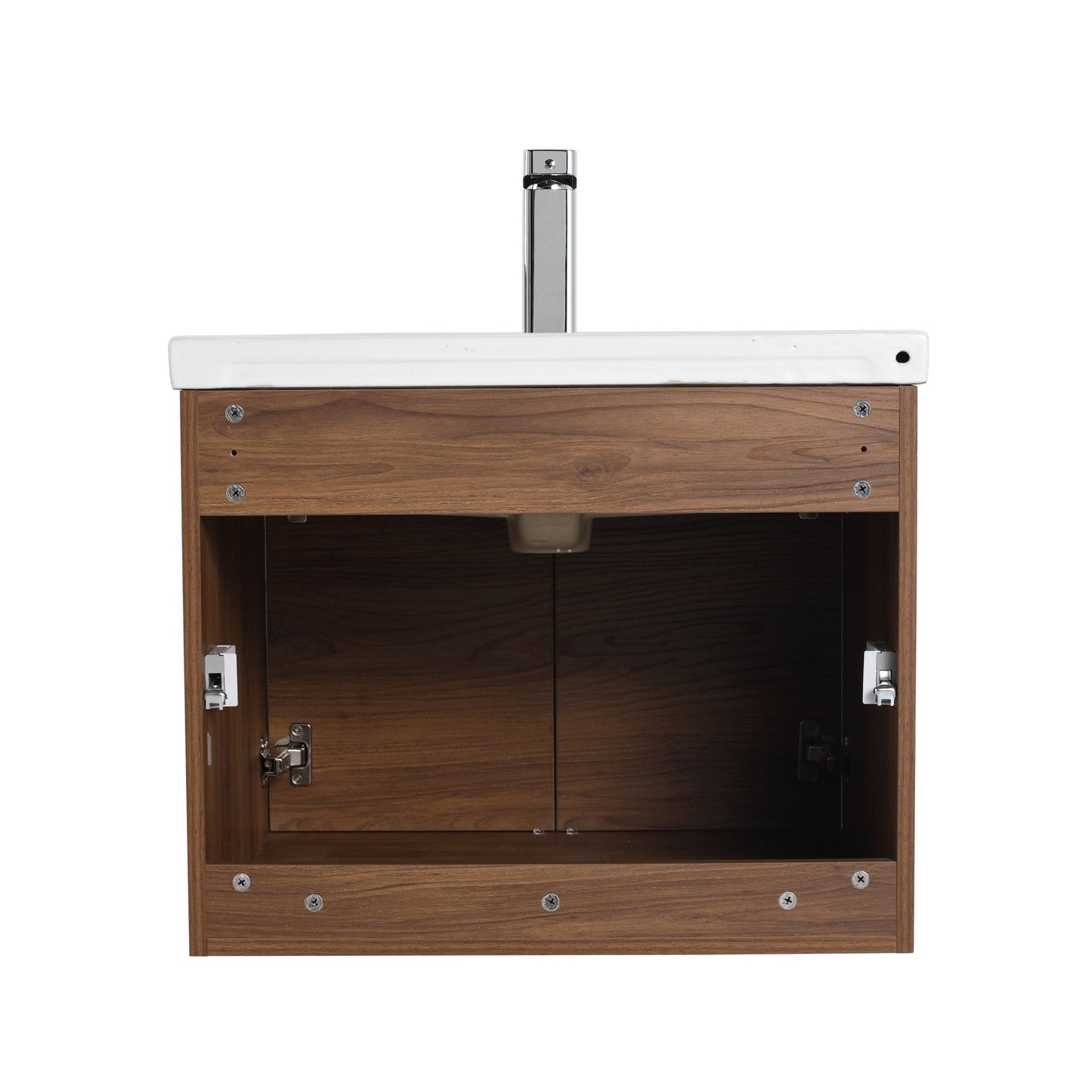 Blossom V8035 24 11 C Blossom Bern 24″ Vanity With Ceramic Basin - Brown Walnut V8035 24 11 C