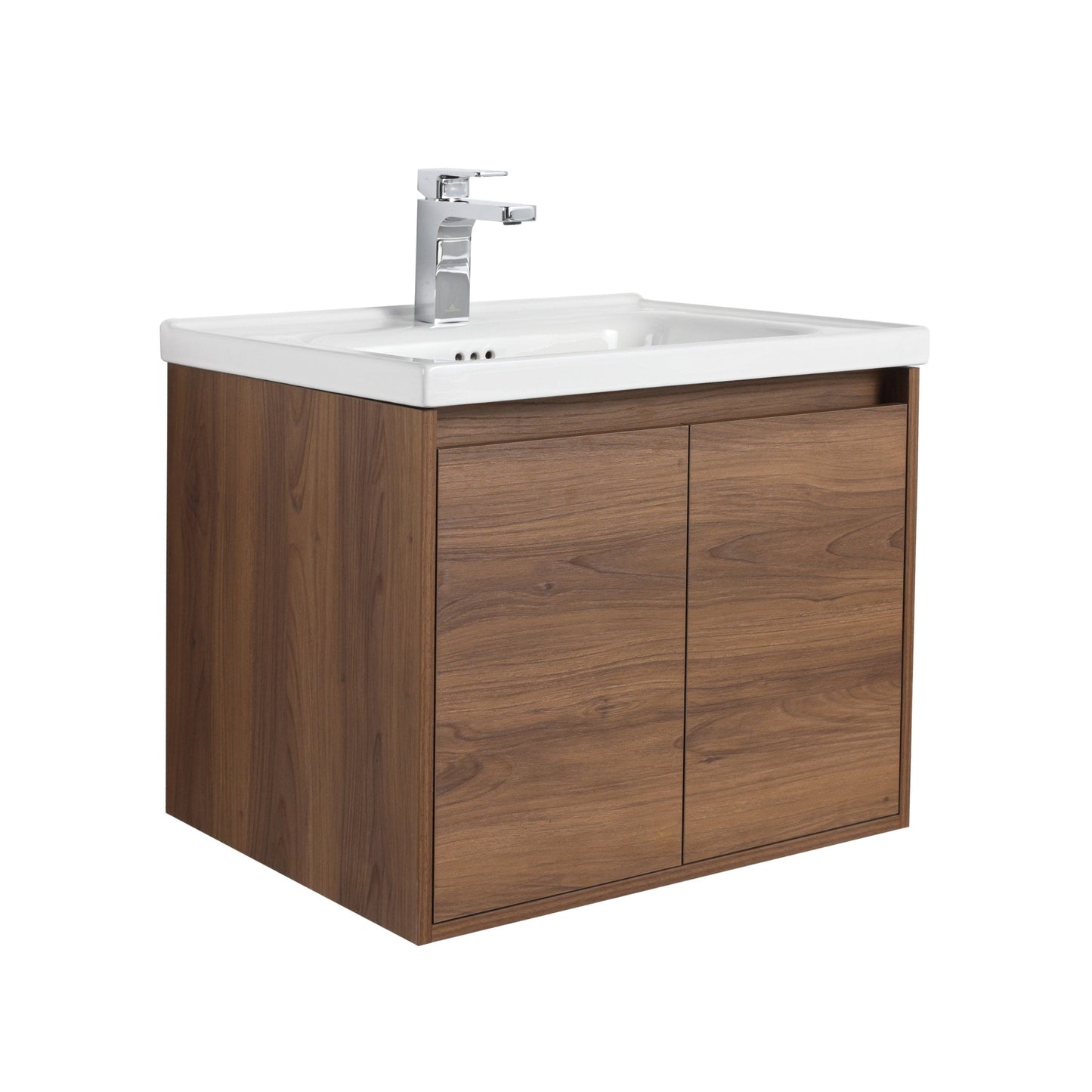 Blossom V8035 24 11 C Blossom Bern 24″ Vanity With Ceramic Basin - Brown Walnut V8035 24 11 C