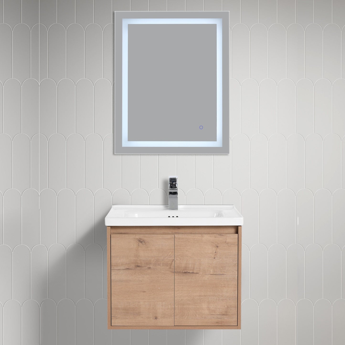 Blossom V8035 24 29 C Blossom Bern 24″ Vanity With Ceramic Basin - Classic Oak V8035 24 29 C