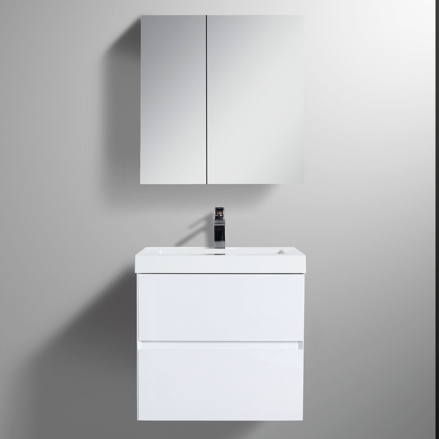 Blossom V8036 24 01 Blossom Assisi 24″ Vanity - Glossy White V8036 24 01