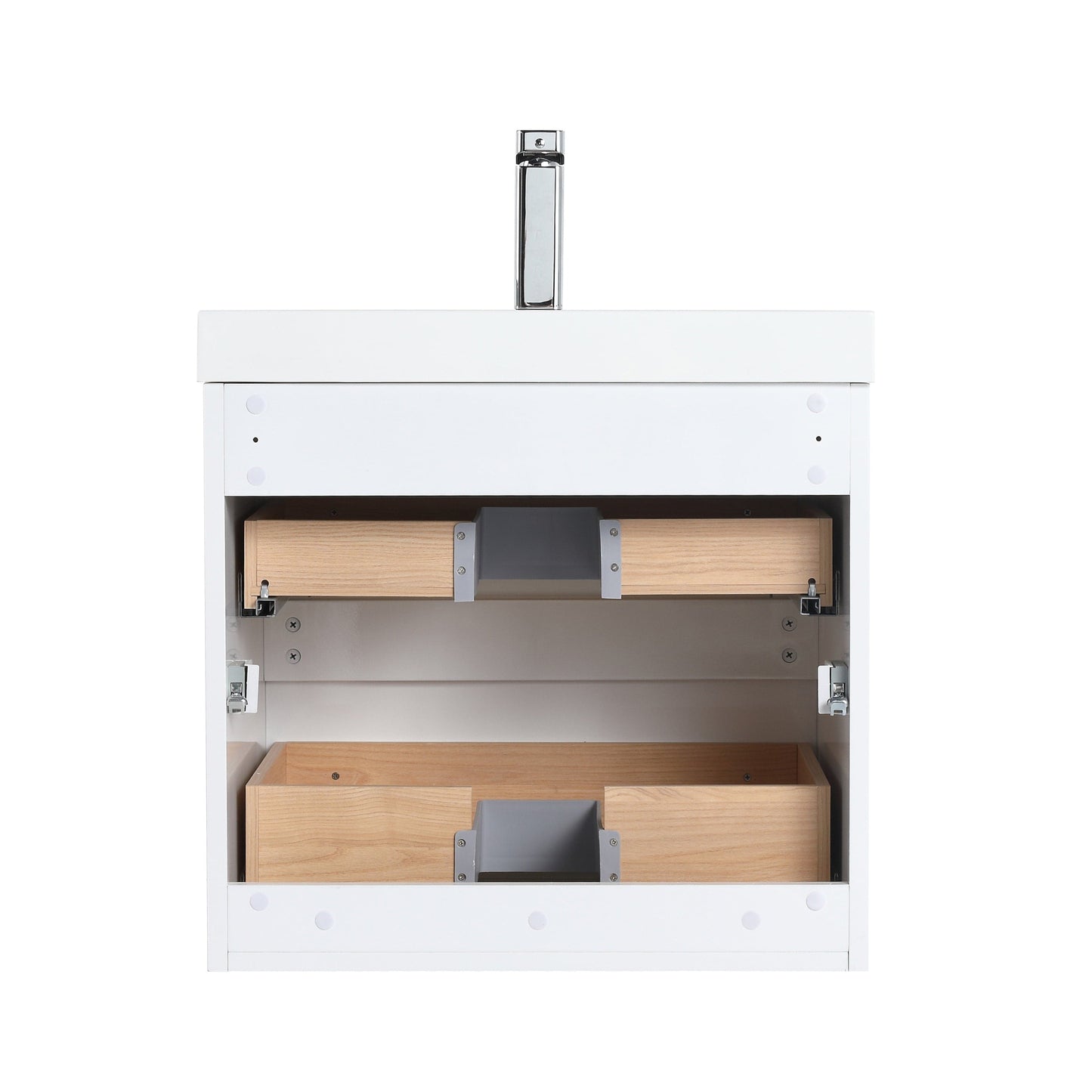 Blossom V8036 24 01 Blossom Assisi 24″ Vanity - Glossy White V8036 24 01