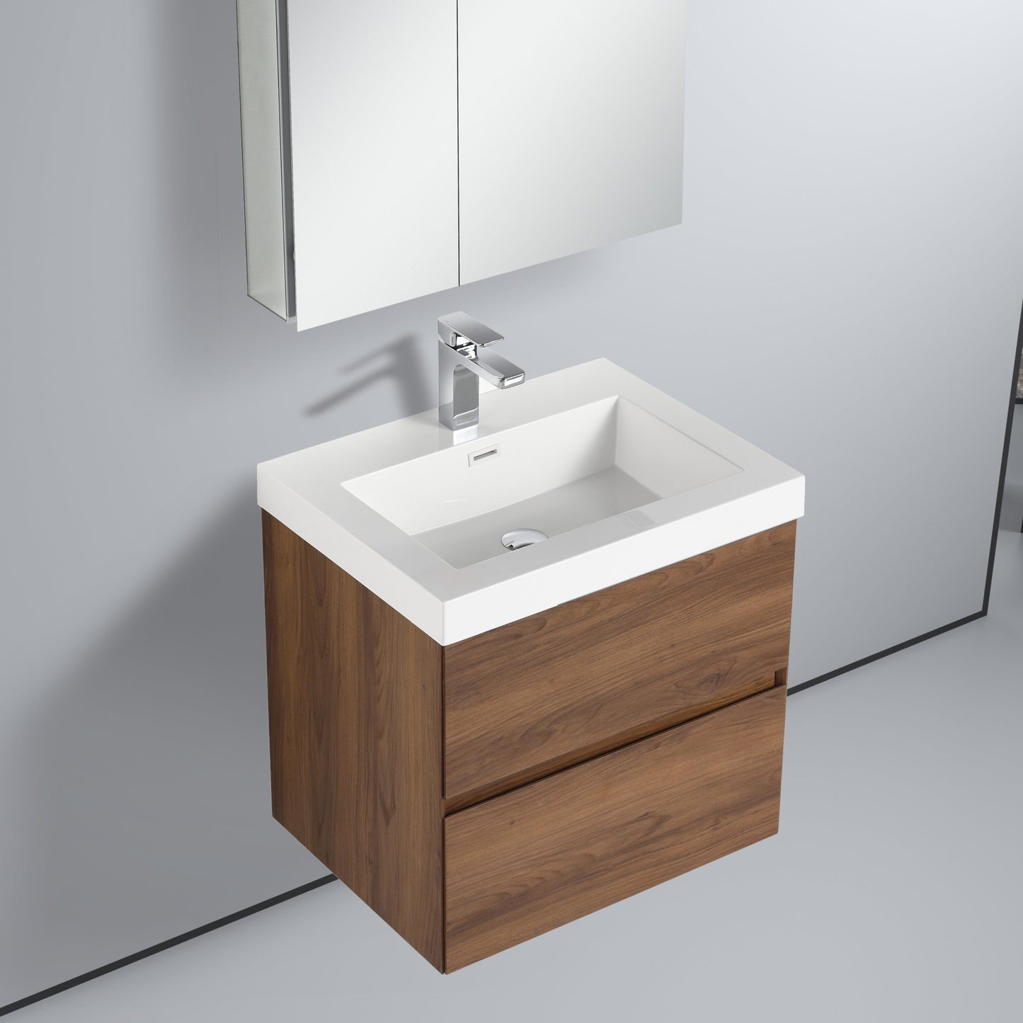 Blossom V8036 24 11 Blossom Assisi 24″ Vanity - Brown Walnut V8036 24 11