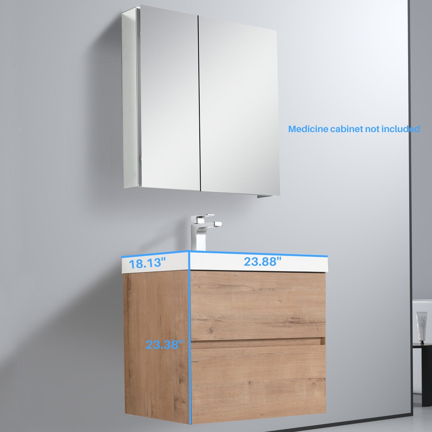 Blossom V8036 24 29 Blossom Assisi 24″ Vanity - Classic Oak V8036 24 29