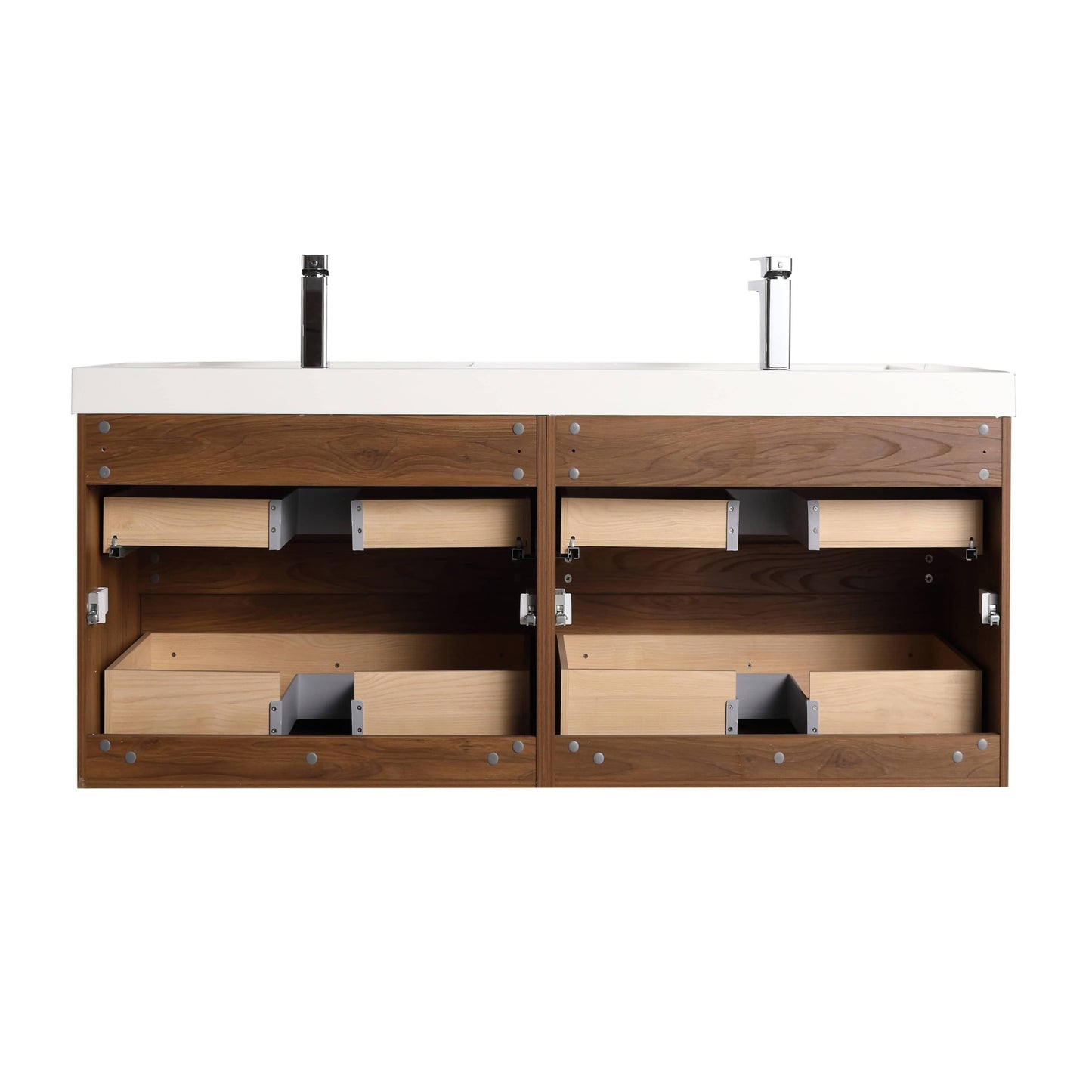 Blossom V8036 48 11 Blossom Assisi 48″ Vanity Double Sink - Brown Walnut V8036 48 11