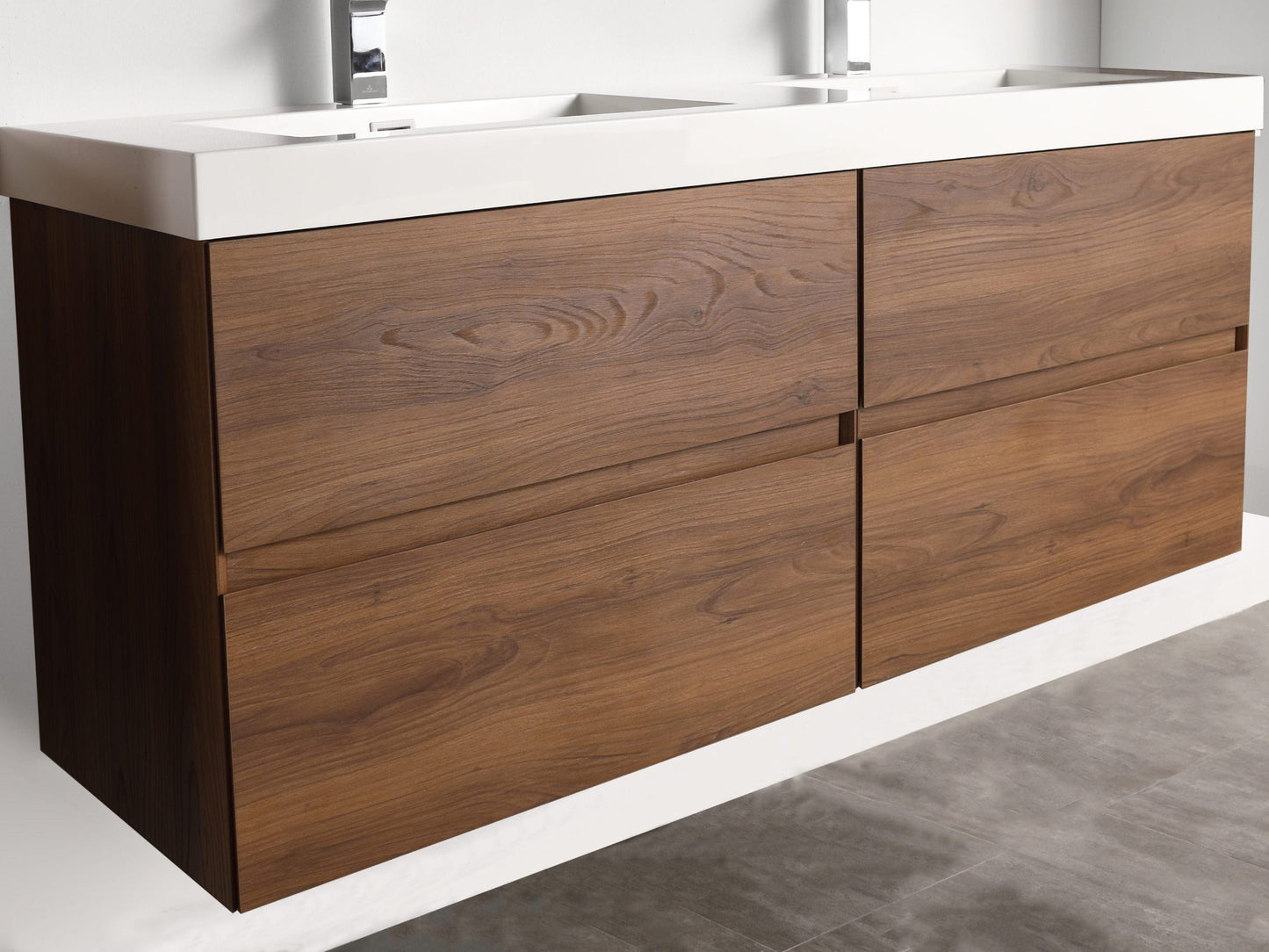 Blossom V8036 48 11 Blossom Assisi 48″ Vanity Double Sink - Brown Walnut V8036 48 11