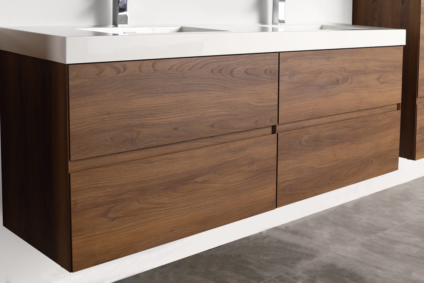 Blossom V8036 72 11 Blossom Assisi 72″ Vanity Double Sink - Brown Walnut V8036 72 11