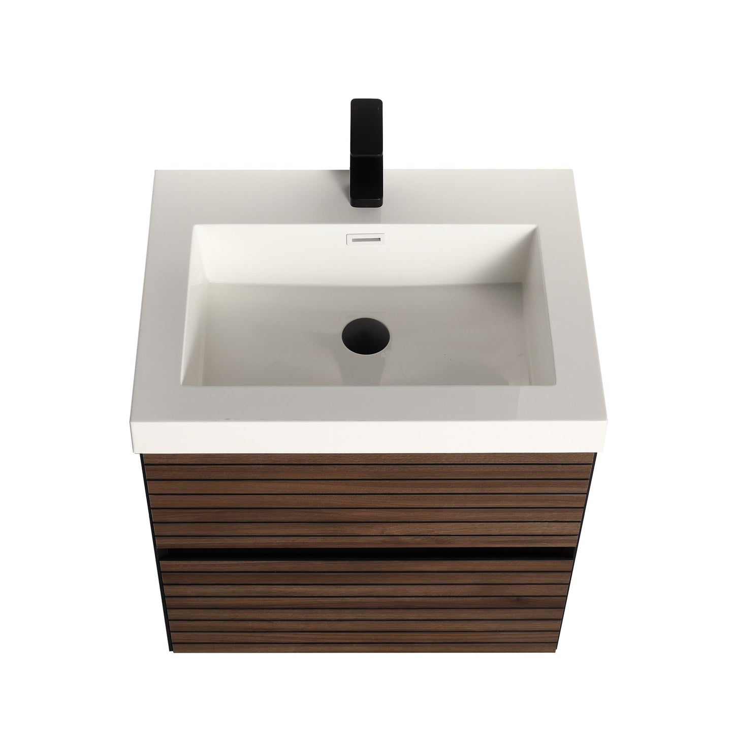 Blossom V8040 24 20 Blossom Annecy 24″ Vanity - Dark Walnut Strip V8040 24 20