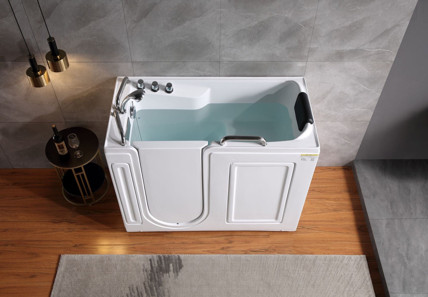 Empava EMPV-53WIT373 Empava - 53WIT373 53 in. Walk-in Soaking Bathtub