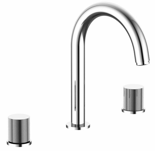 Latoscana 19CR102 LaToscana 19CR102 ALESSANDRA Roman Tub Faucet with Knurled Knob Handles in Polished Chrome