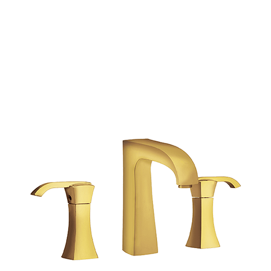 Latoscana 89OK214 LaToscana 89OK214 LADY Widespread Lavatory Faucet with Lever Handles in Matte Gold