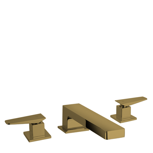Latoscana QUOK102 LaToscana QUOK102 QUADRO Roman Tub with Lever Handles in Matte Gold