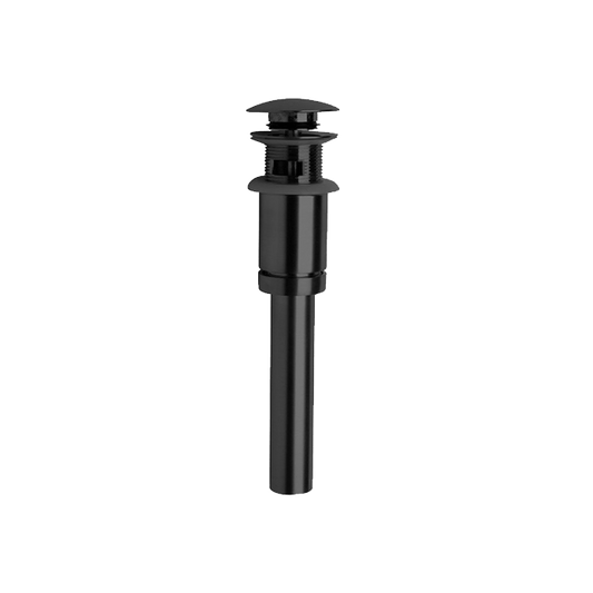 Latoscana RDBL945 LaToscana RDBL945 Round Push Down Pop-Up Drain in Matte Black