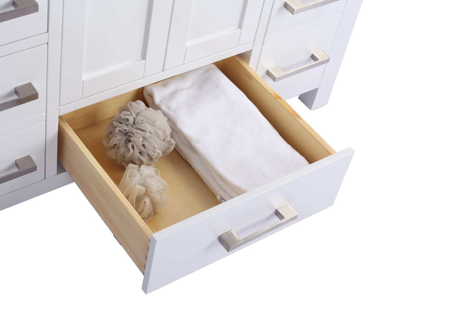 Laviva 313ANG-42W Laviva Wilson 42" White Bathroom Vanity Cabinet 313ANG-42W