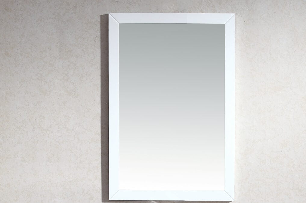 Laviva 313FF-2430W Laviva Sterling 24" Framed Rectangular White Mirror 313FF-2430W