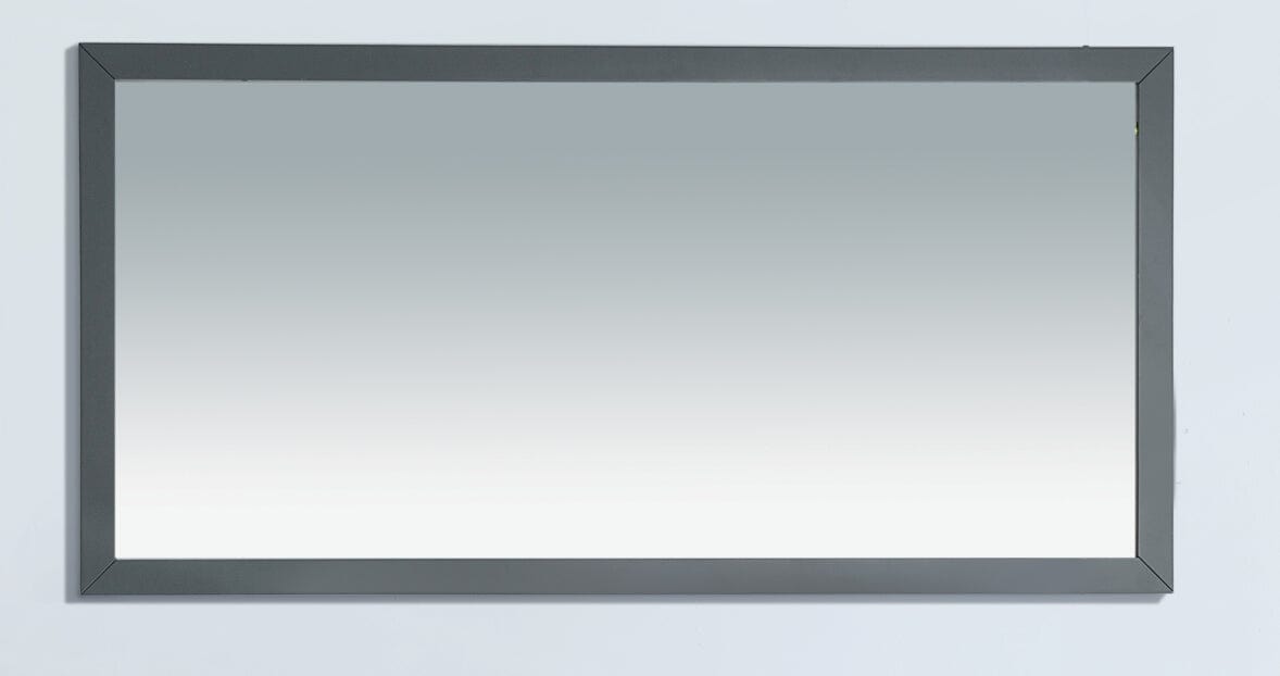 Laviva 313FF-6030G Laviva Sterling 60" Framed Rectangular Gray Mirror 313FF-6030G
